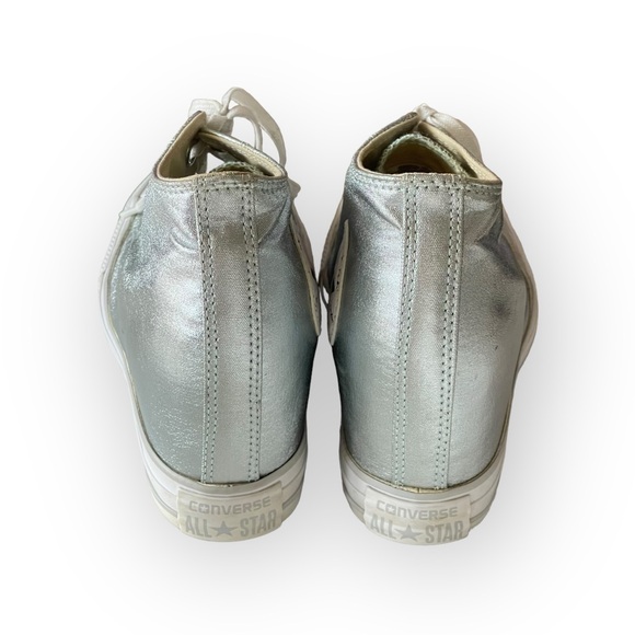 Rare: Sophia Vergara’s Converse ✪ Chucks Lux Mid Wedge Sneakers ✪ Metal Glacier - Picture 6 of 17